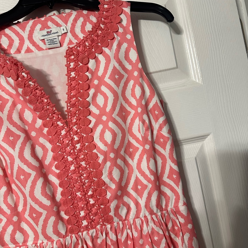 Vineyard Vines Scribble Lattice Patterned Sleevel… - image 6